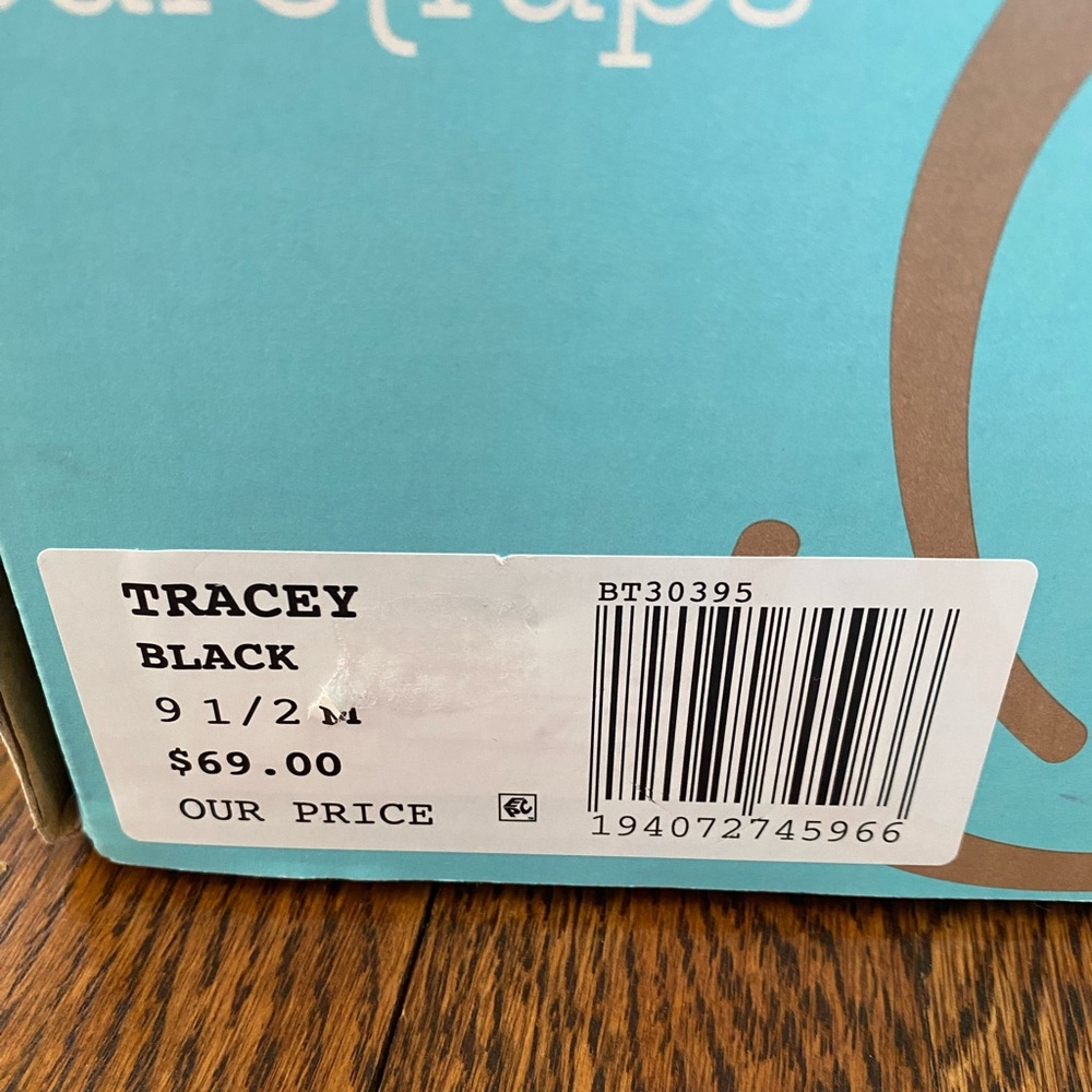 Baretraps Women’s Tracey Wedge Sandals Size 9.5 M Shoes Black - New in Box - Picture 3 of 11